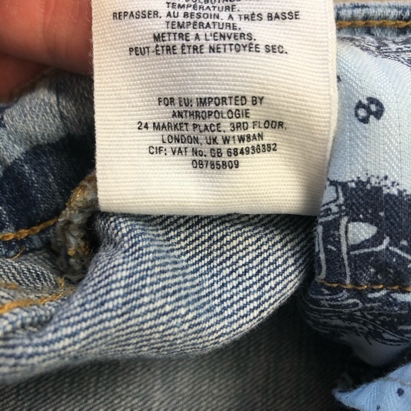 Anthropologie Pilcro Boyfriend Tropical Jeans - Picture 7 of 7